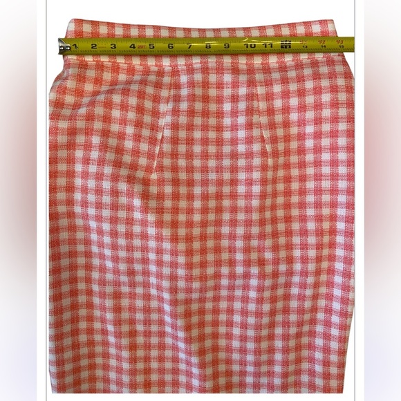 NWT TOMMY HILFIGER GINGHAM MIDI PENCIL SKIRT SIZE 4 - Picture 6 of 11